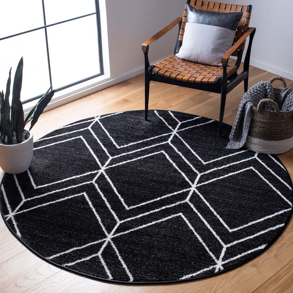 Safavieh Adirondack Rug Collection ADR241Z - Black / Ivory