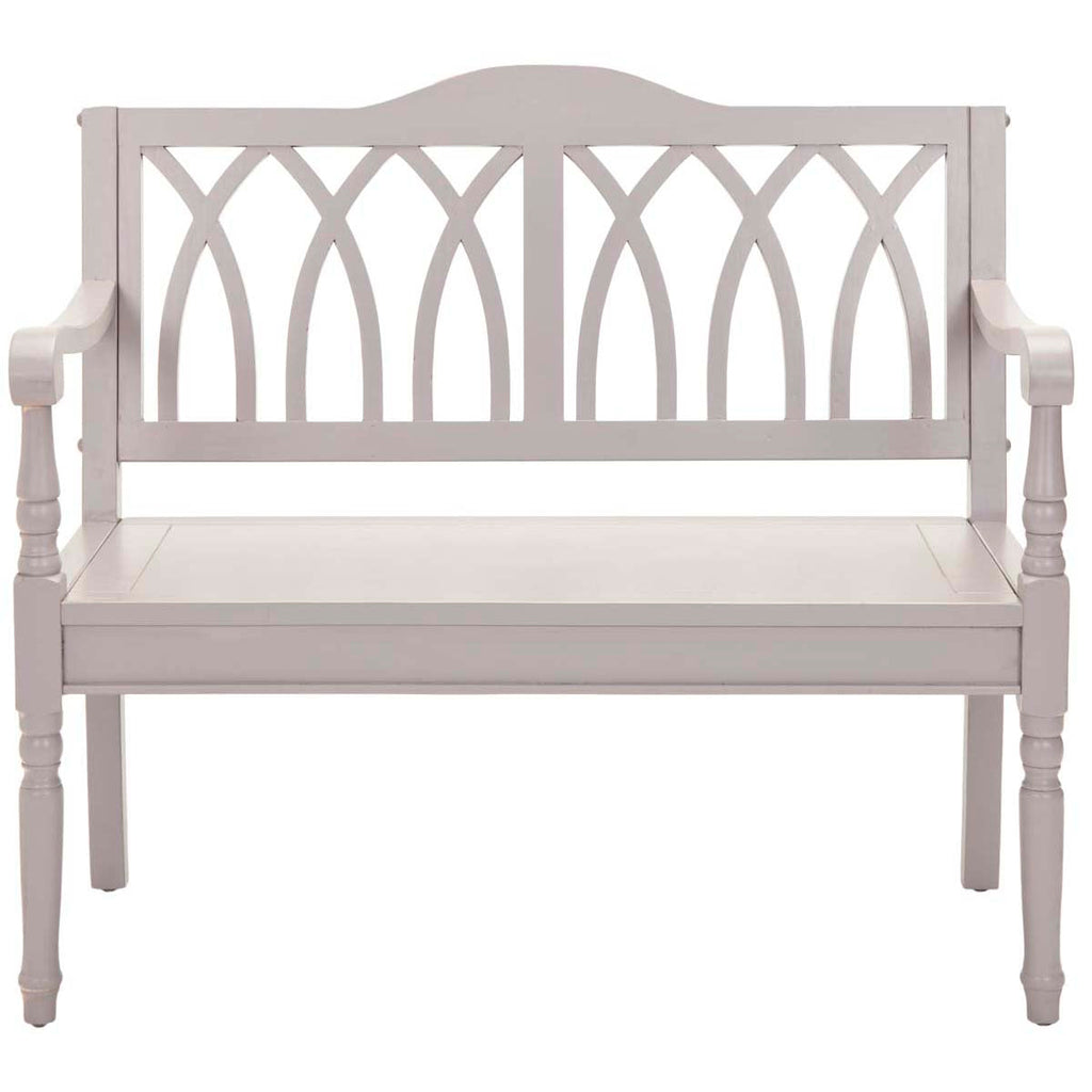 Safavieh Benjamin Bench - Quartz Grey