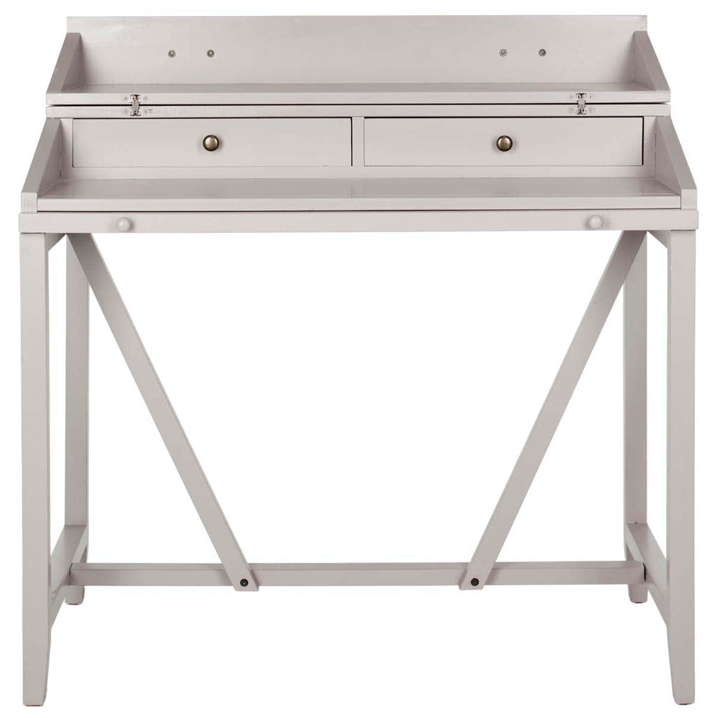 Safavieh Wyatt Writing Desk W/Pull Out - Quartz Grey