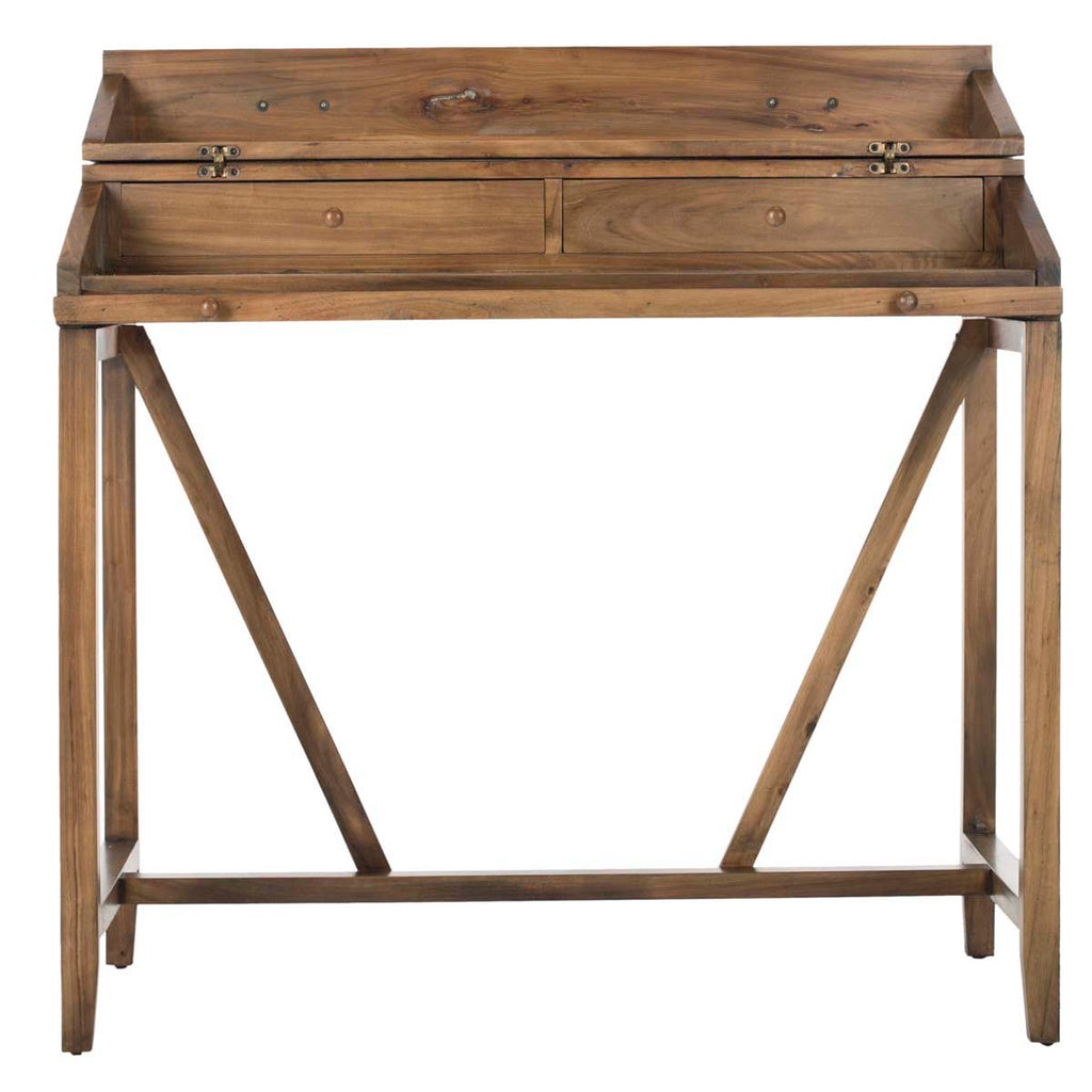 Safavieh Wyatt Writing Desk W/Pull Out - Oak