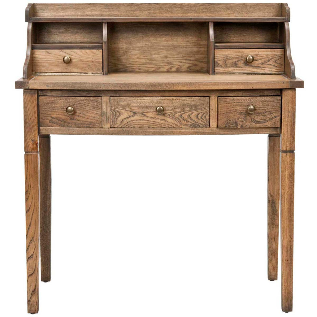 Safavieh Landon 5 Drawer Writing Desk - Oak