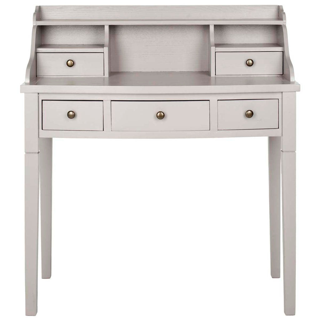 Safavieh Landon 5 Drawer Writing Desk - Quartz Grey