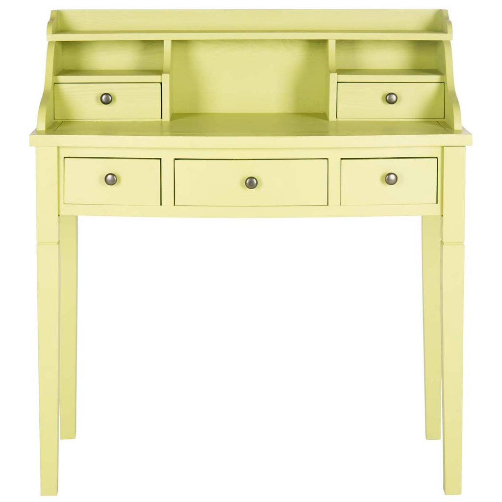 Safavieh Landon 5 Drawer Writing Desk - Split Pea