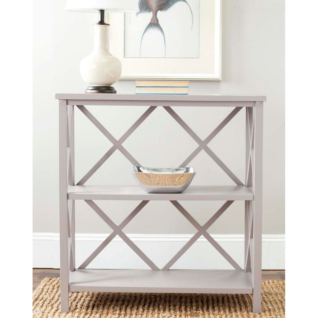 Safavieh Liam 2 Tier Open Bookcase - Grey