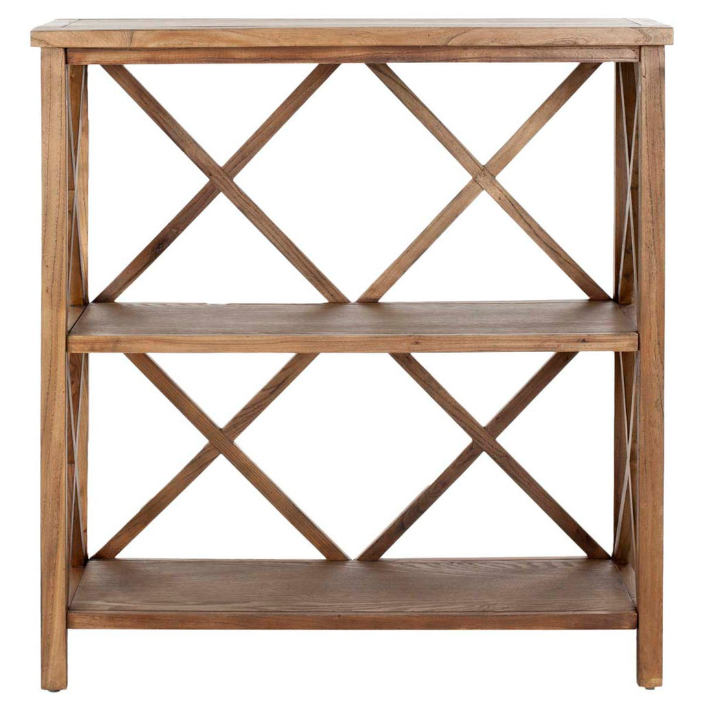 Safavieh Liam 2 Tier Open Bookcase - Oak