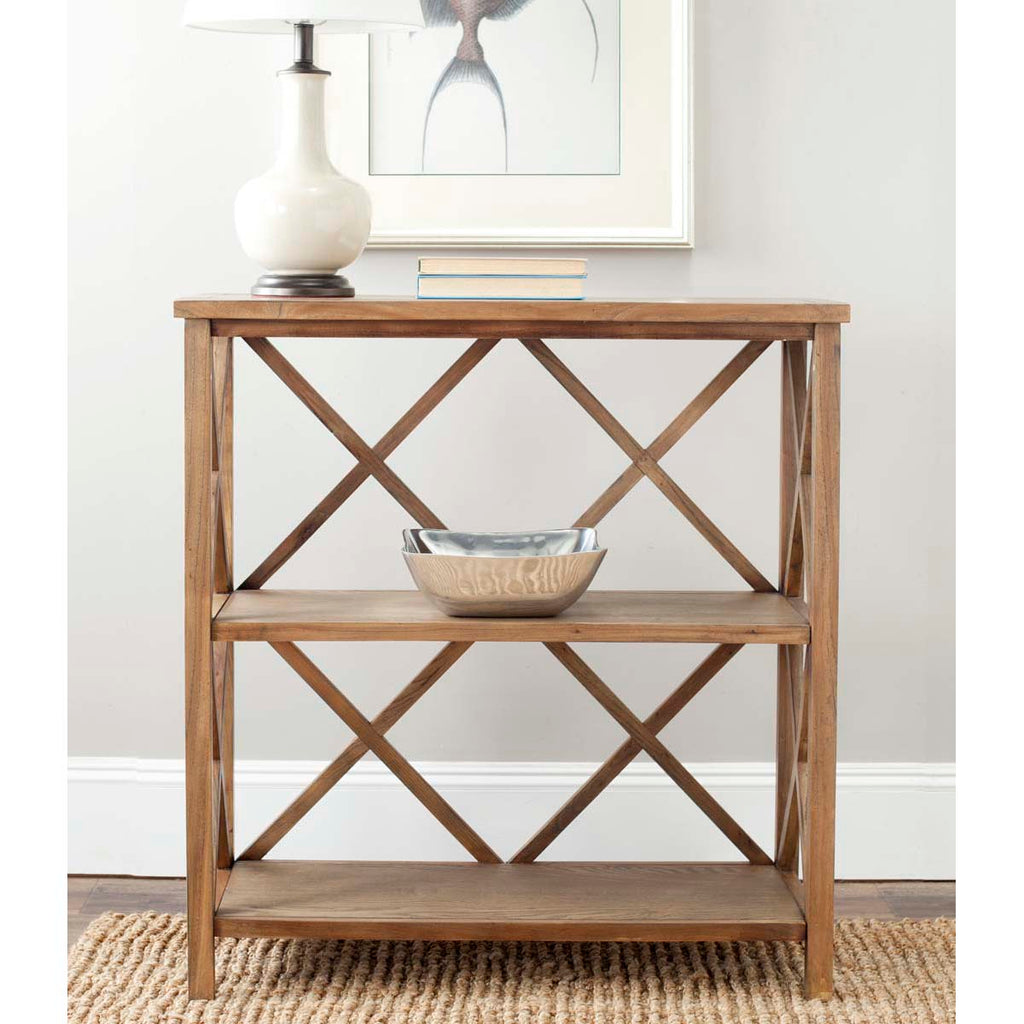 Safavieh Liam 2 Tier Open Bookcase - Oak