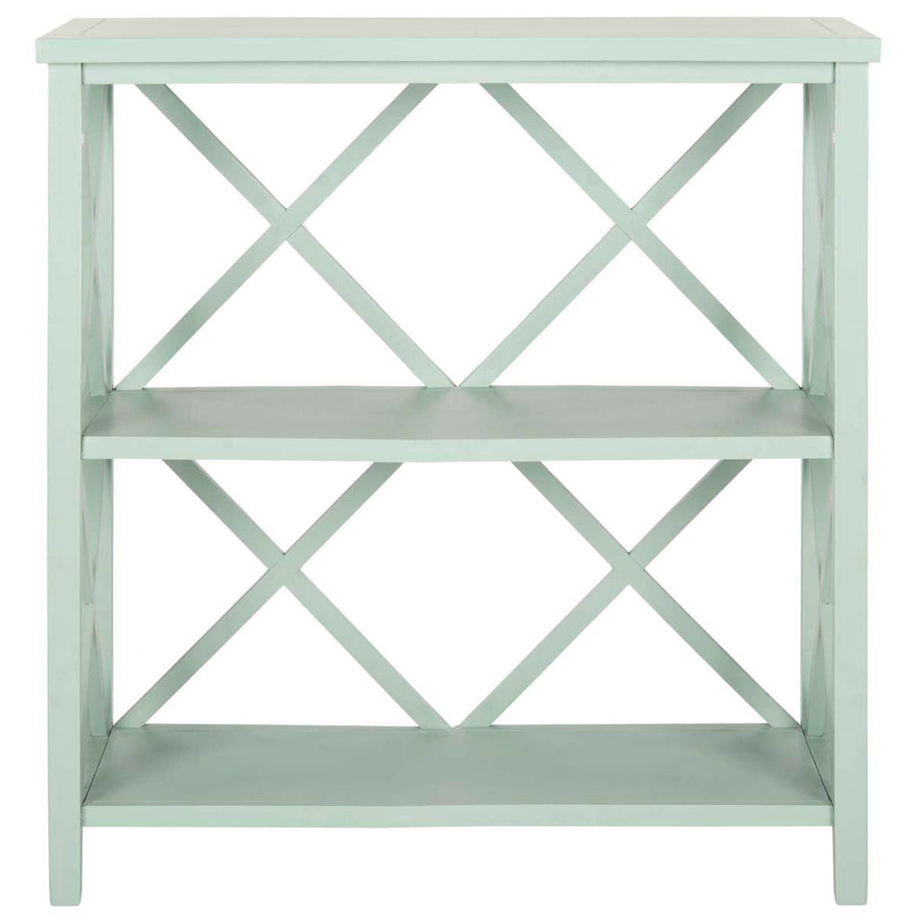 Safavieh Liam 2 Tier Open Bookcase - Dusty Green