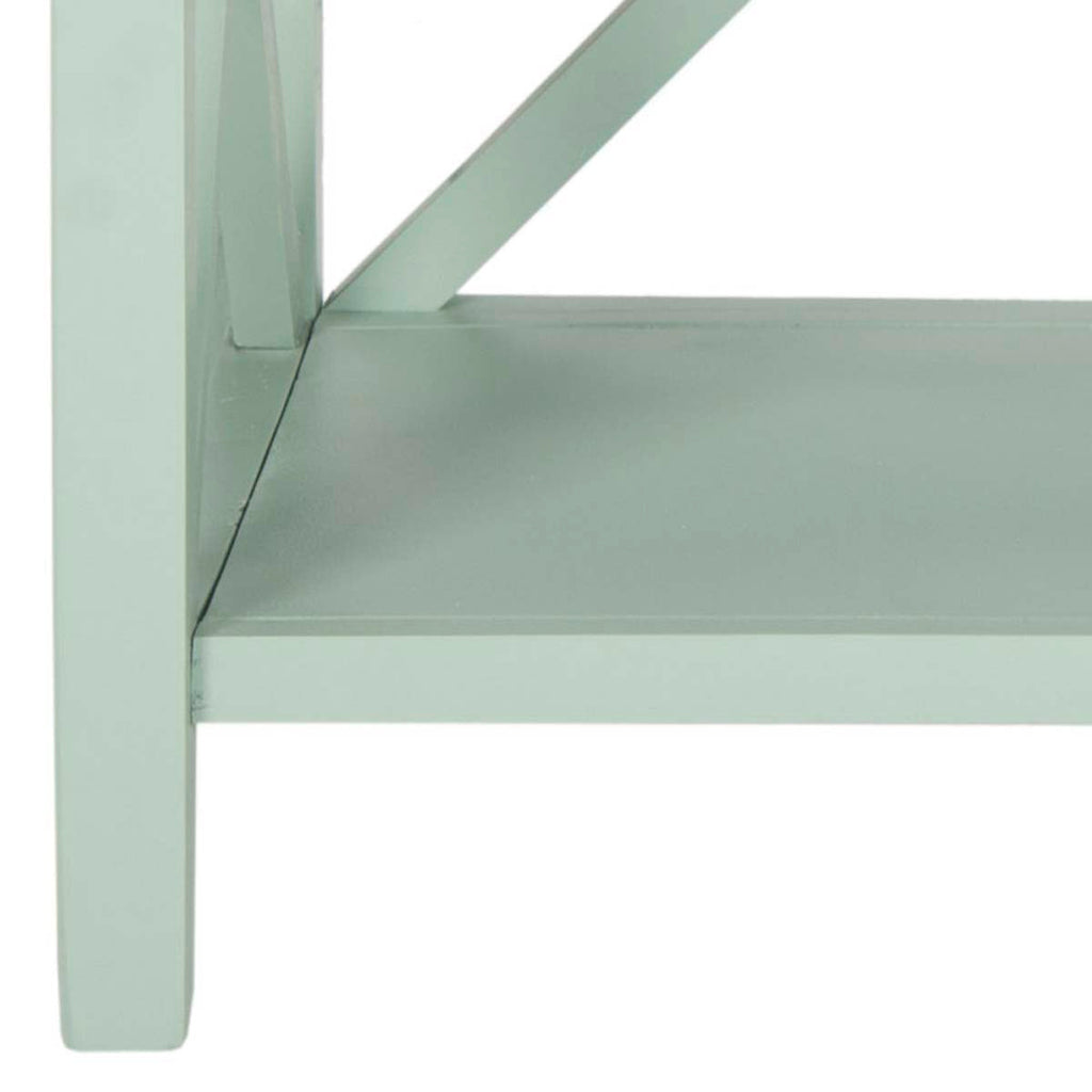 Safavieh Liam 2 Tier Open Bookcase - Dusty Green