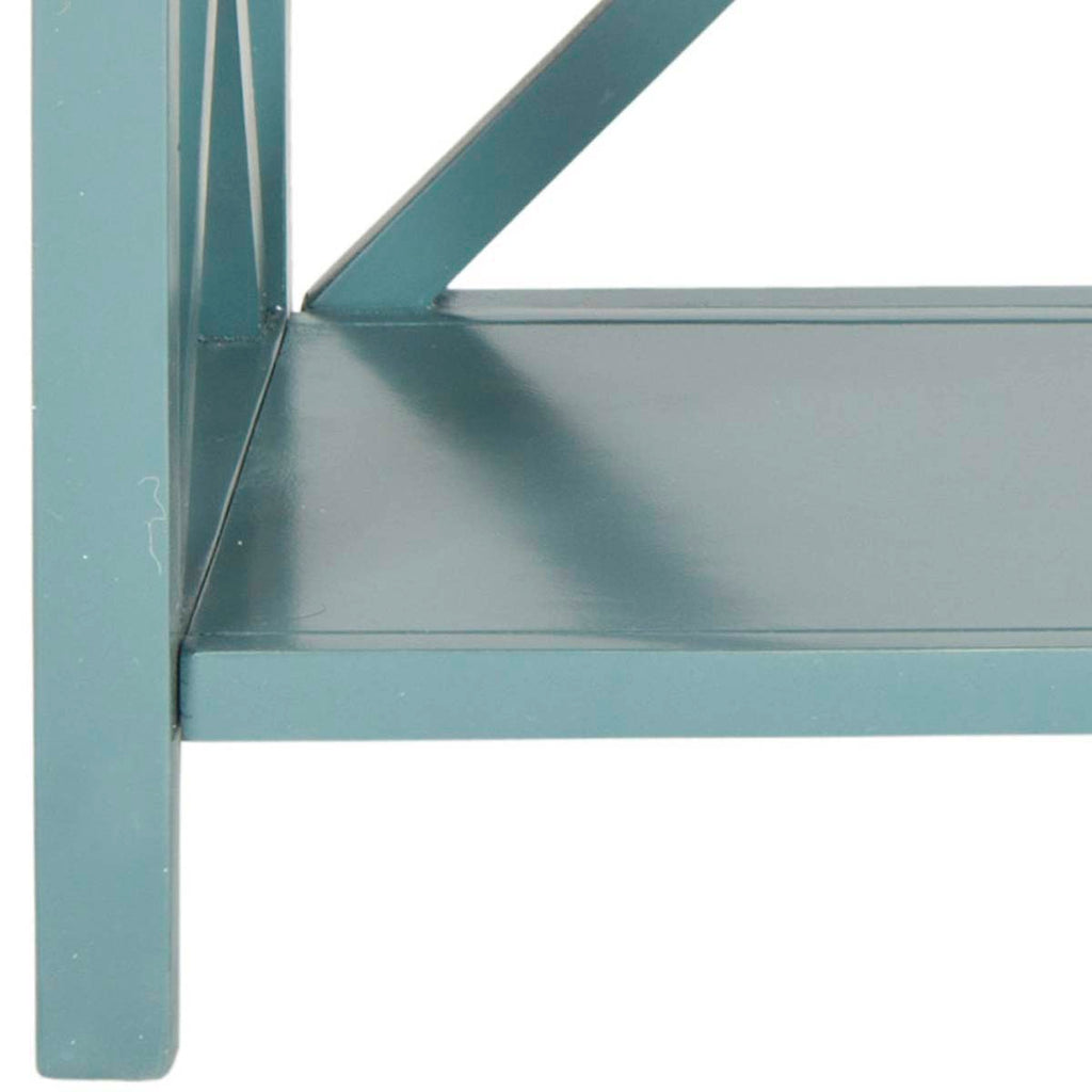 Safavieh Liam 2 Tier Open Bookcase - Teal