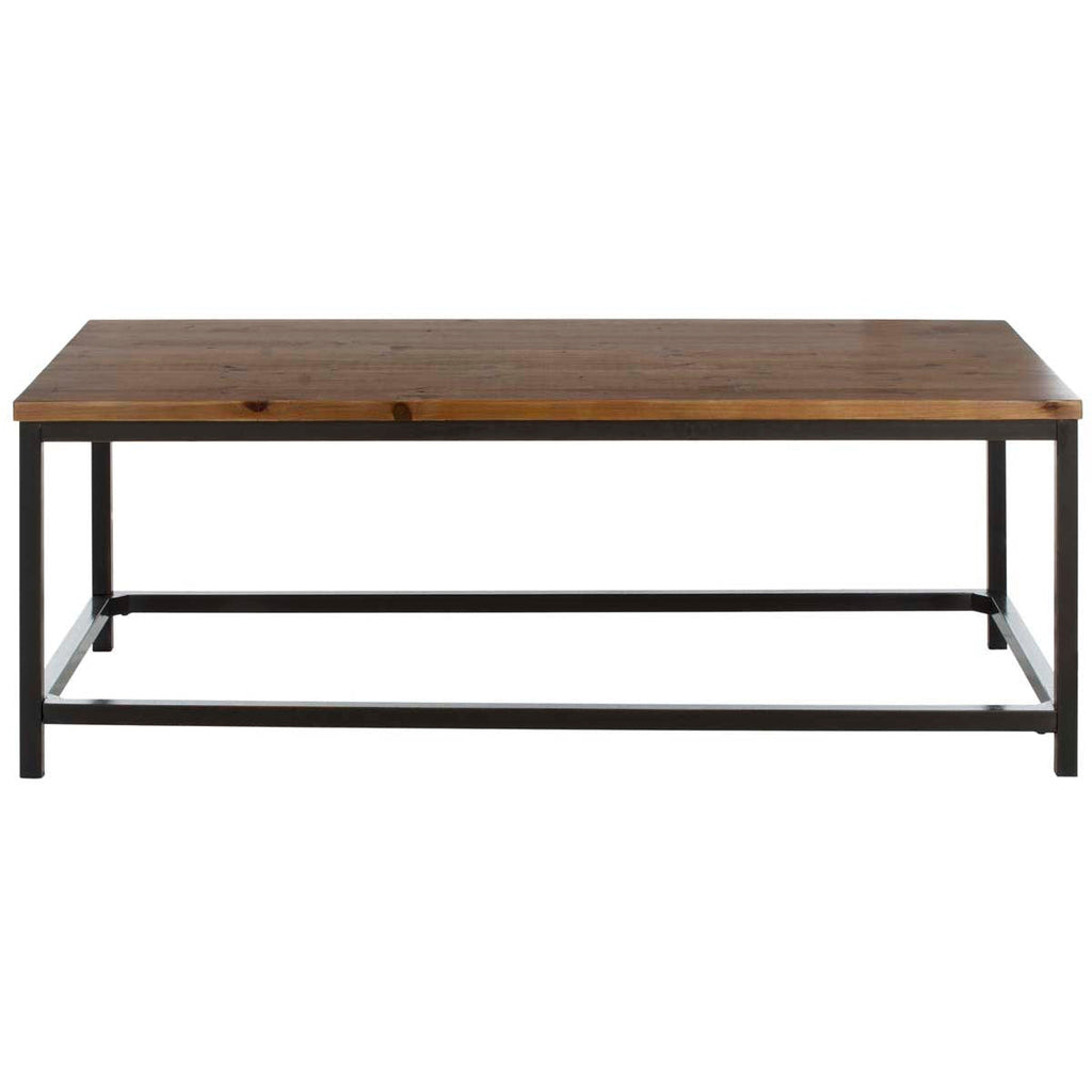 Safavieh Alec Coffee Table - Brown Pine