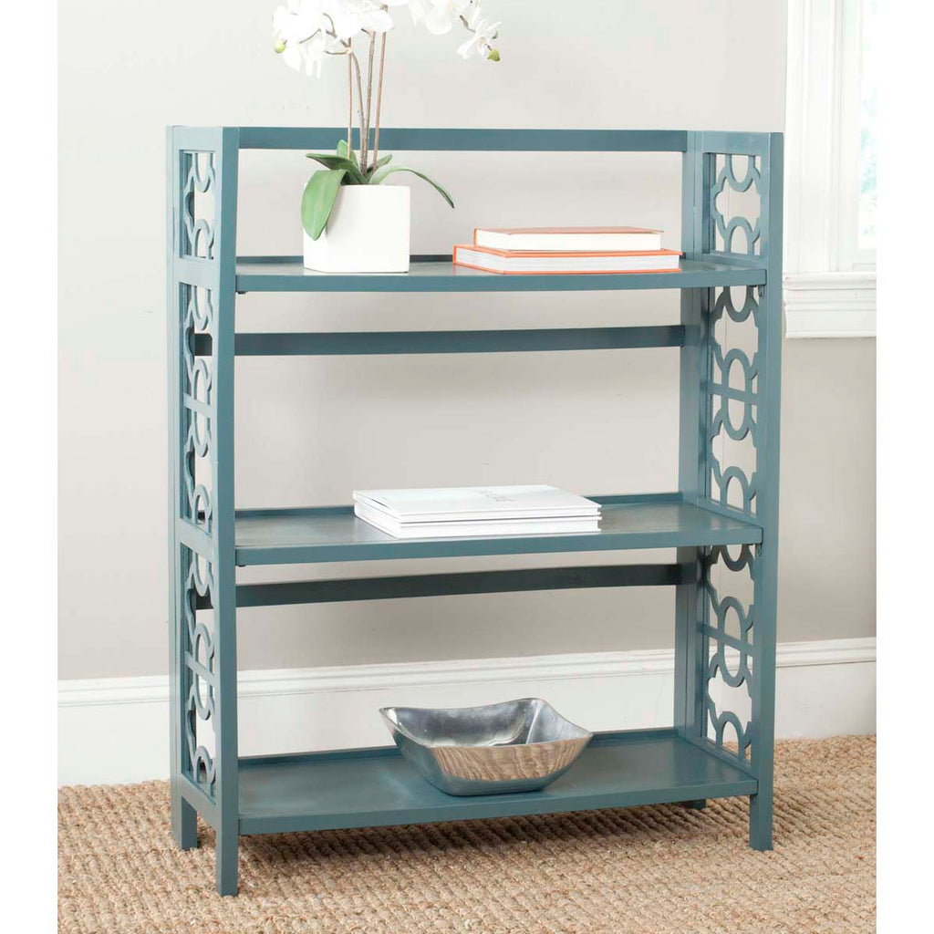 Safavieh Natalie 3 Tier Low Bookcase - Teal