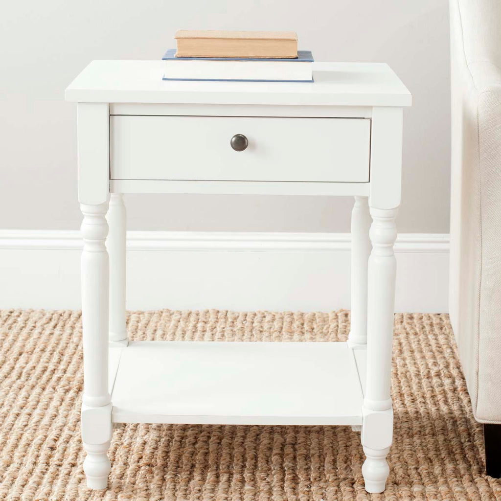 Safavieh Tami Nightstand With Storage Drawer - Off White