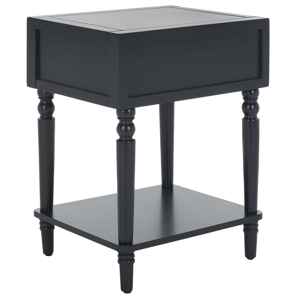 Safavieh Siobhan Accent Table With Storage Drawer, Navy