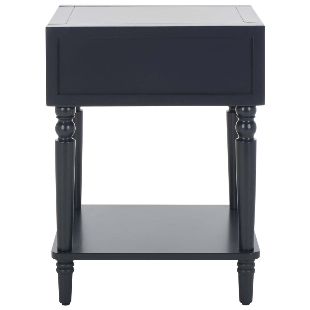 Safavieh Siobhan Accent Table With Storage Drawer, Navy