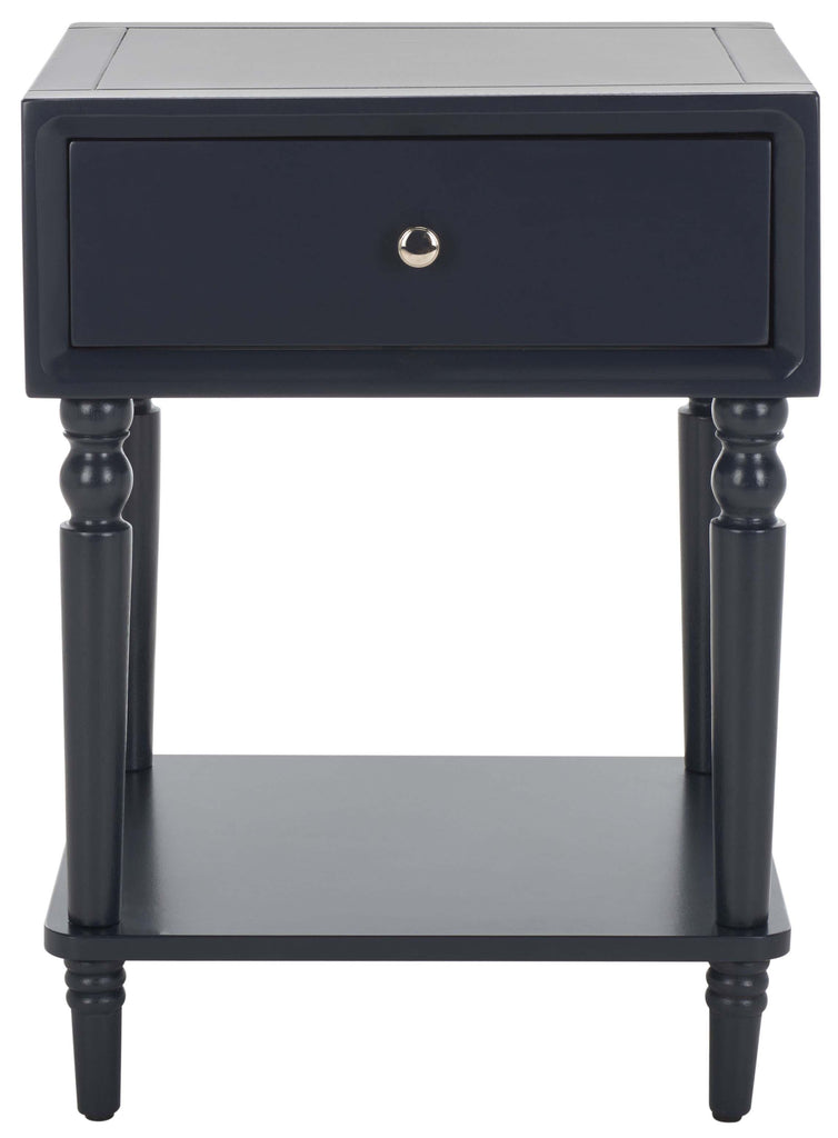 Safavieh Siobhan Accent Table With Storage Drawer, Navy