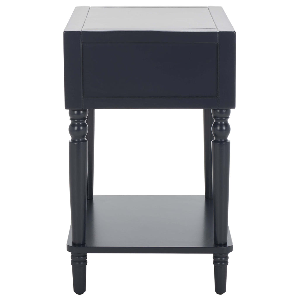 Safavieh Siobhan Accent Table With Storage Drawer, Navy