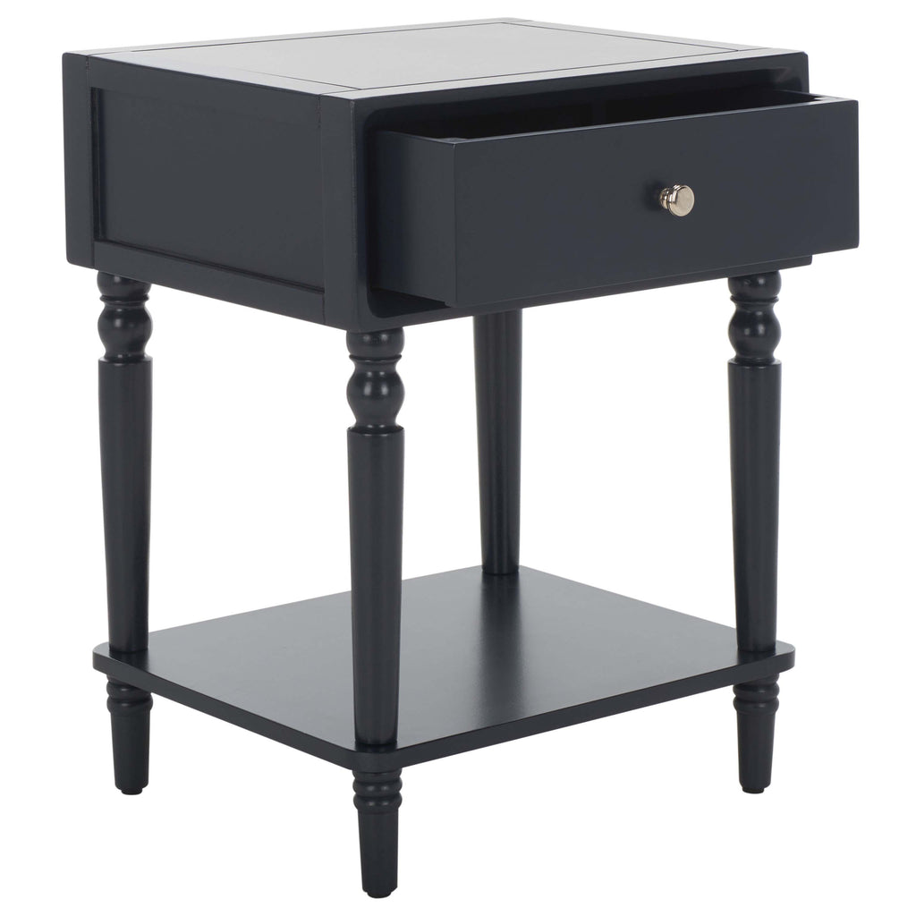 Safavieh Siobhan Accent Table With Storage Drawer, Navy