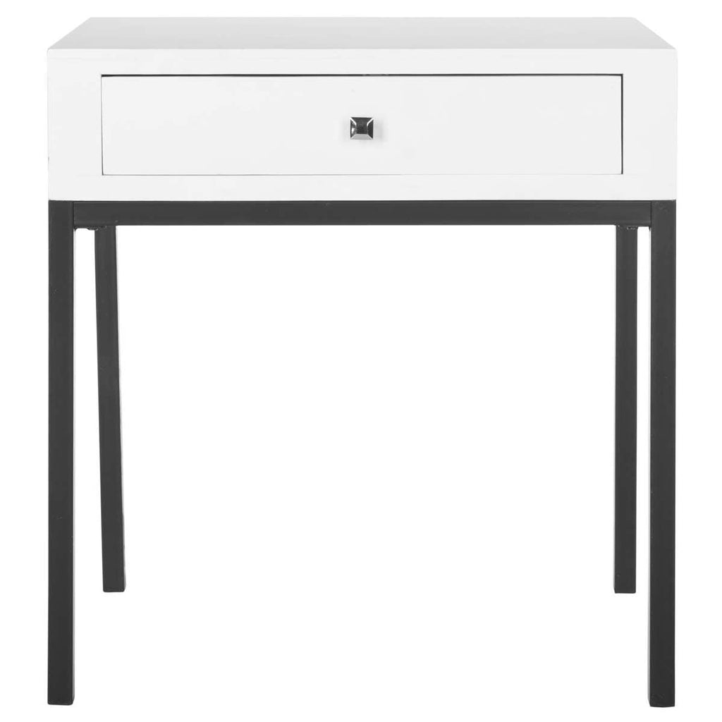 Safavieh Adena End Table With Storage Drawer - White