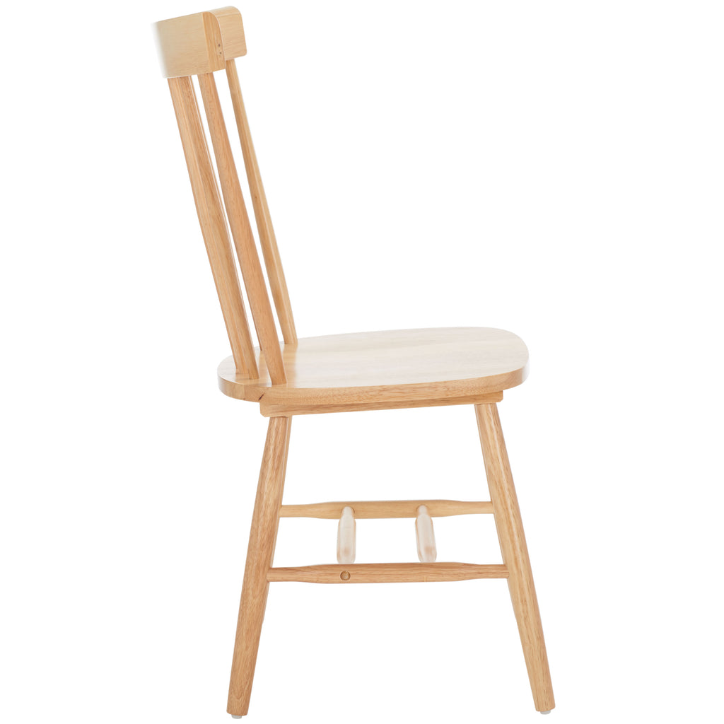 Parker 17''H Spindle Dining Chair (Set Of 2) | Safavieh - Natural