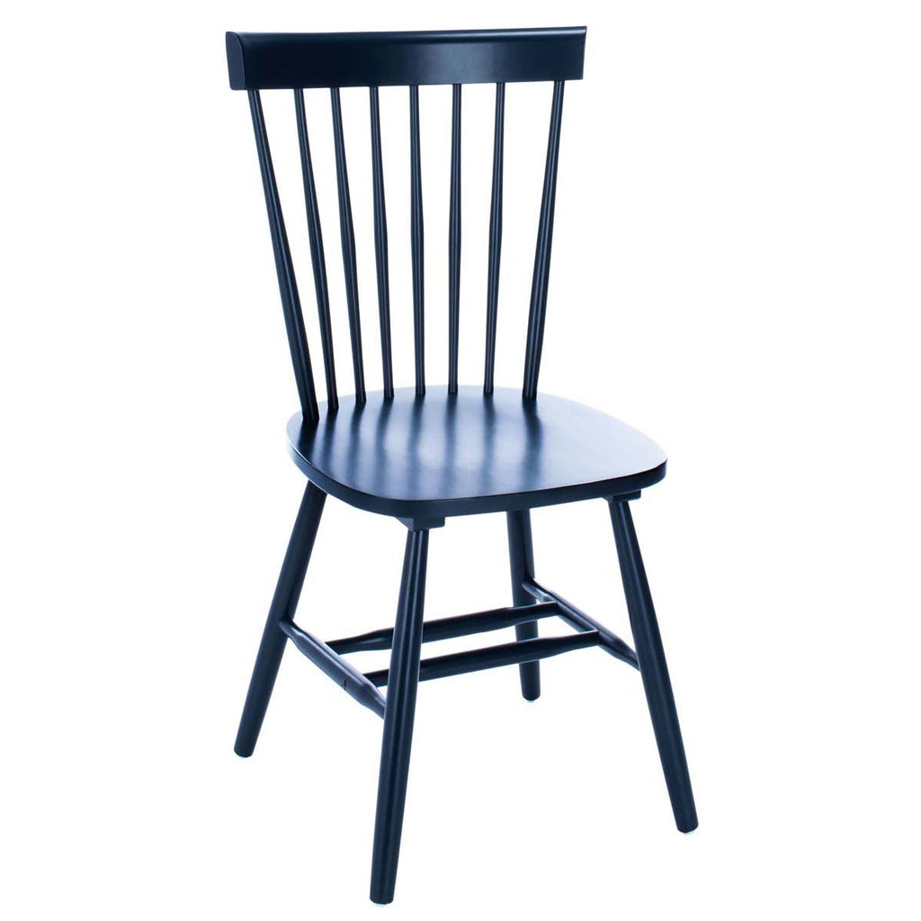 Parker 17''H Spindle Dining Chair (Set Of 2) | Safavieh - Navy