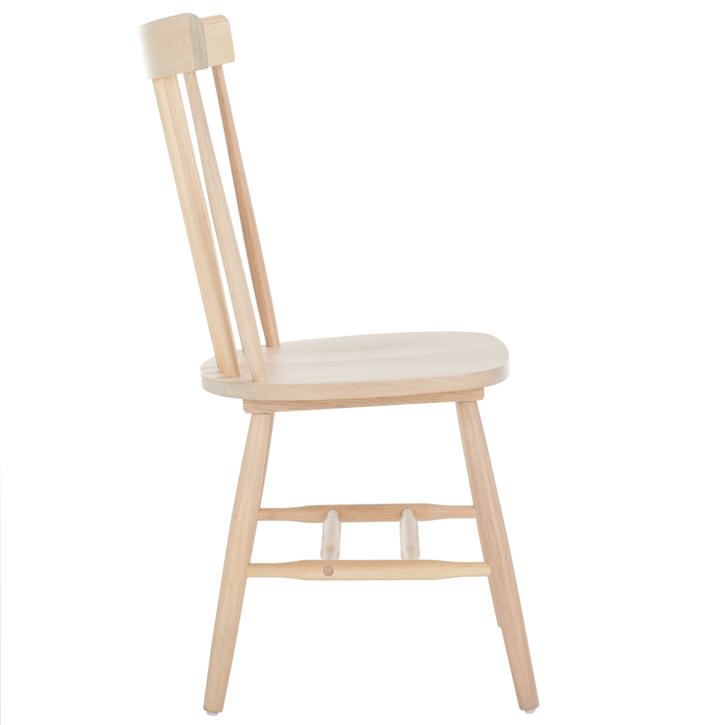 Parker 17''H Spindle Dining Chair (Set Of 2) | Safavieh - White Washed