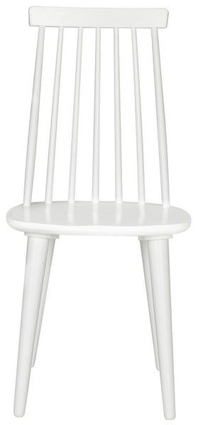 Burris 17''H Spindle Side Chair (Set of 2)| Safavieh - AMH8511 -White