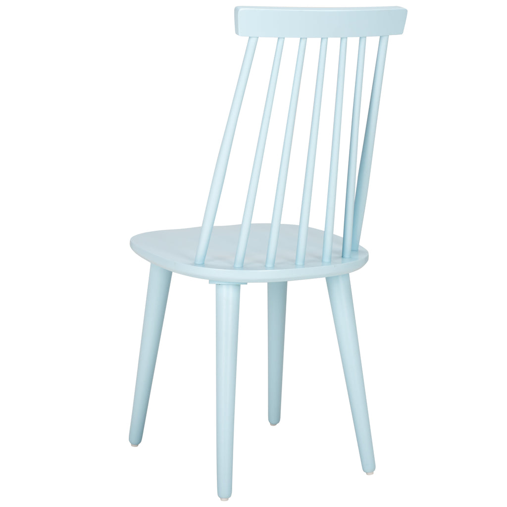 Burris 17''H Spindle Side Chair (Set of 2)| Safavieh - AMH8511 -Pale Blue