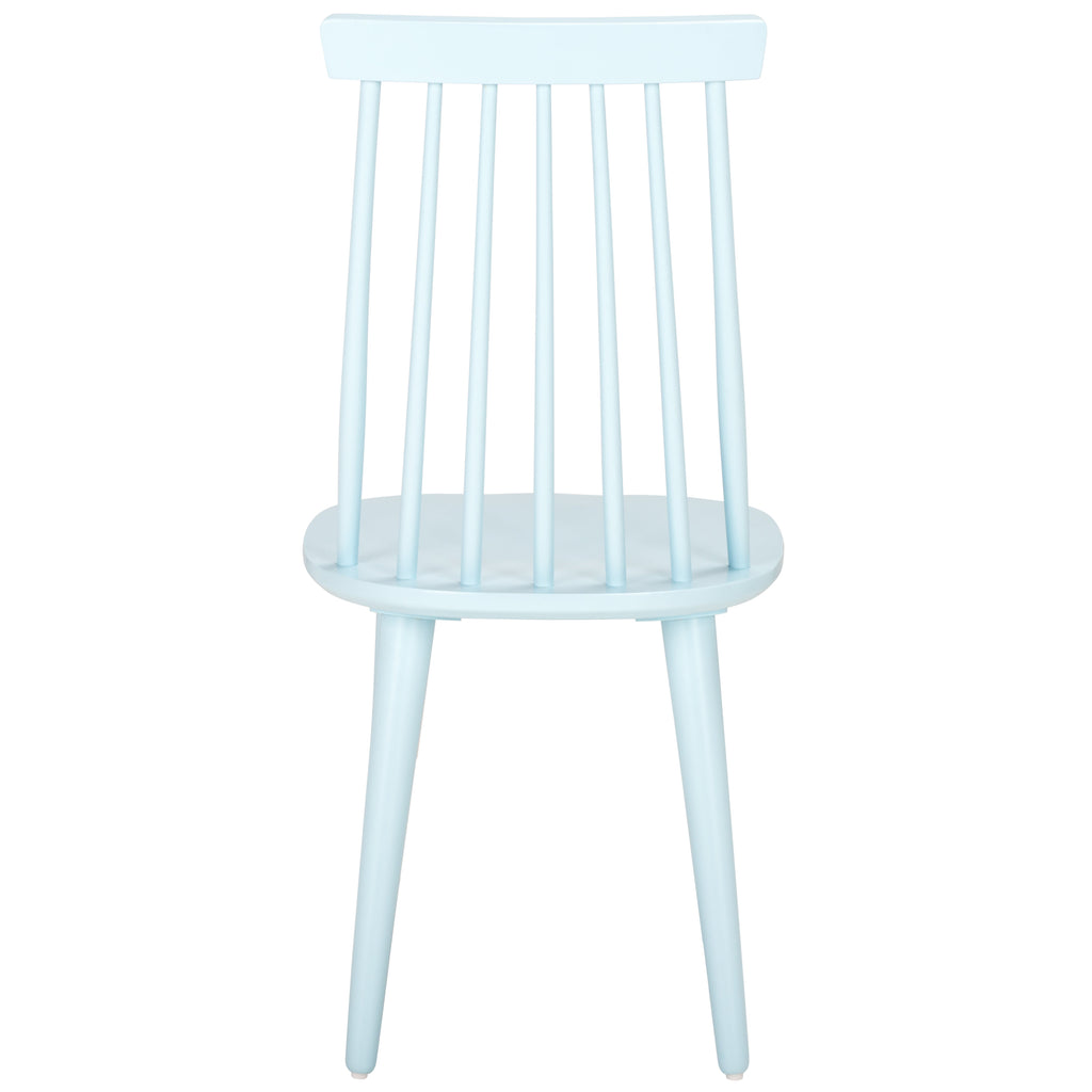 Burris 17''H Spindle Side Chair (Set of 2)| Safavieh - AMH8511 -Pale Blue