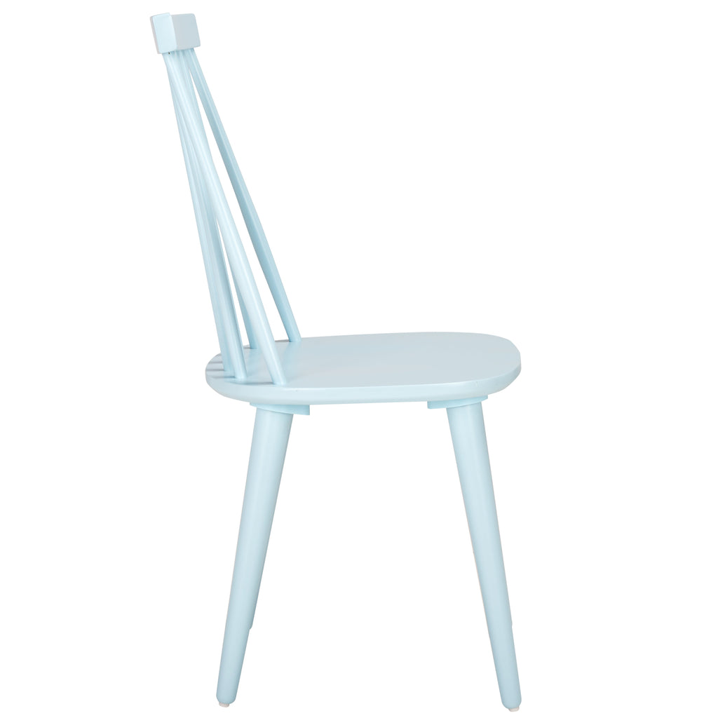 Burris 17''H Spindle Side Chair (Set of 2)| Safavieh - AMH8511 -Pale Blue