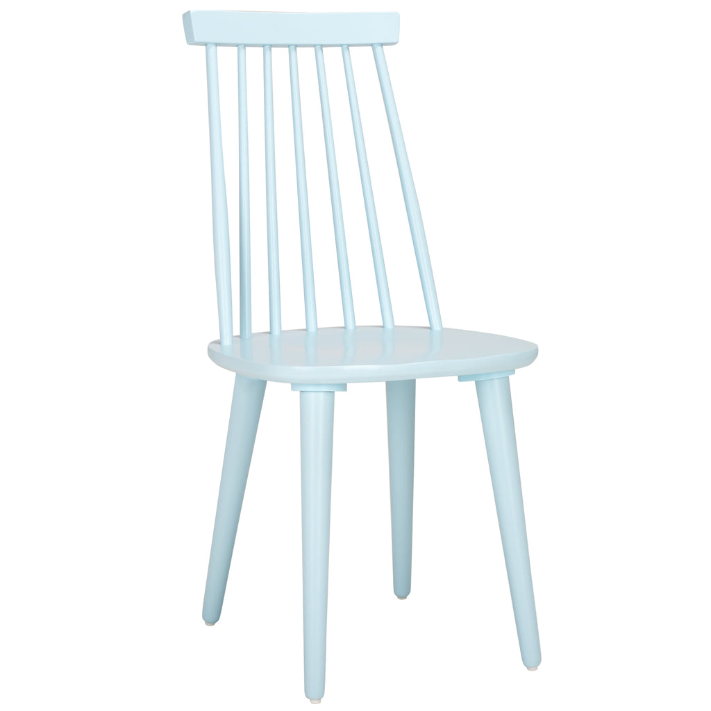 Burris 17''H Spindle Side Chair (Set of 2)| Safavieh - AMH8511 -Pale Blue