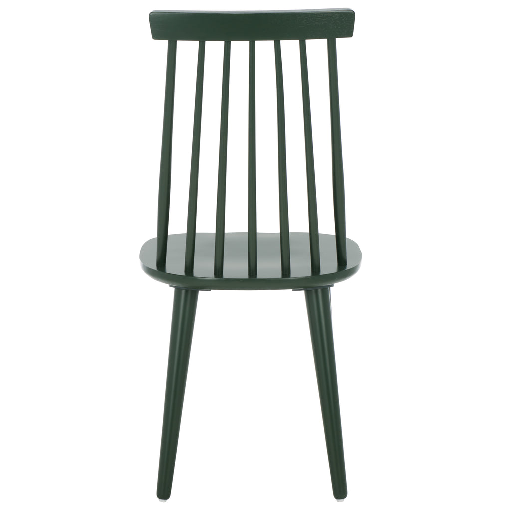 Burris 17''H Spindle Side Chair (Set of 2)| Safavieh - AMH8511 - Garden Green