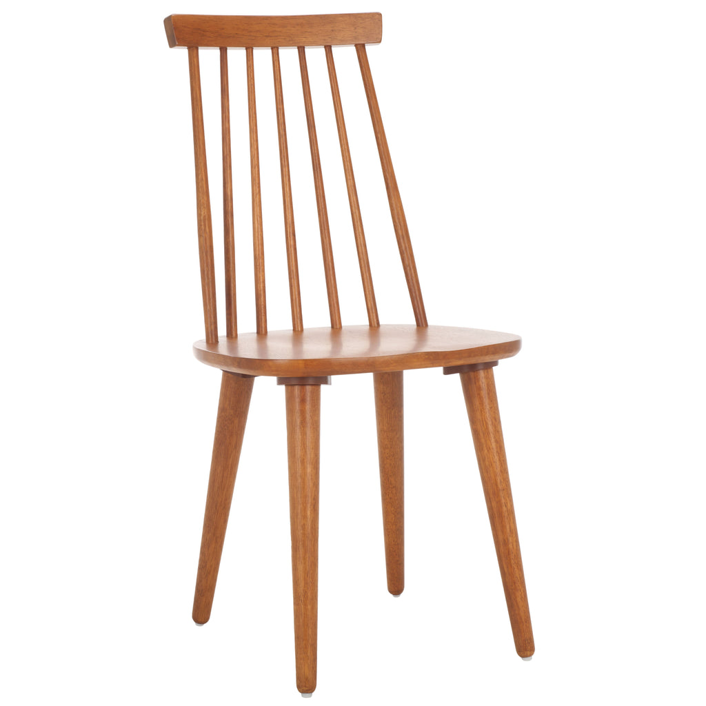 Burris 17''H Spindle Side Chair (Set of 2)| Safavieh - AMH8511 - Honey