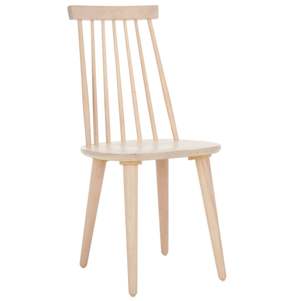 Burris 17''H Spindle Side Chair (Set of 2)| Safavieh - AMH8511 - White Washed