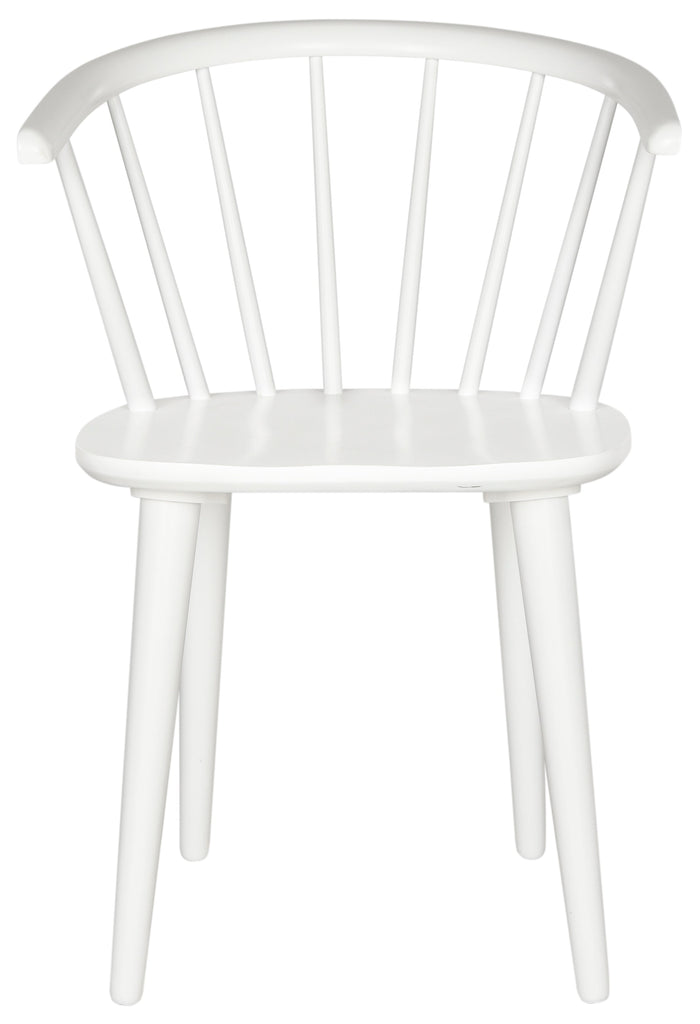 Blanchard 18''H Curved Spindle Side Chair (Set of 2) | Safavieh - AMH8512 - White