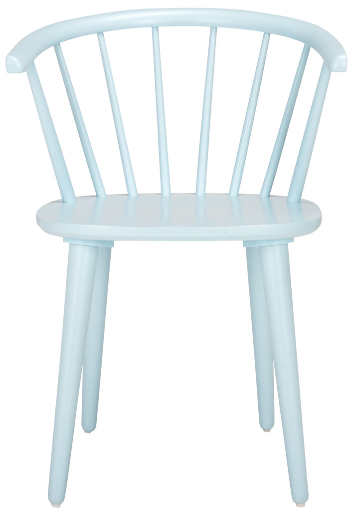 Blanchard 18''H Curved Spindle Side Chair (Set of 2) | Safavieh - AMH8512 - Pale Blue