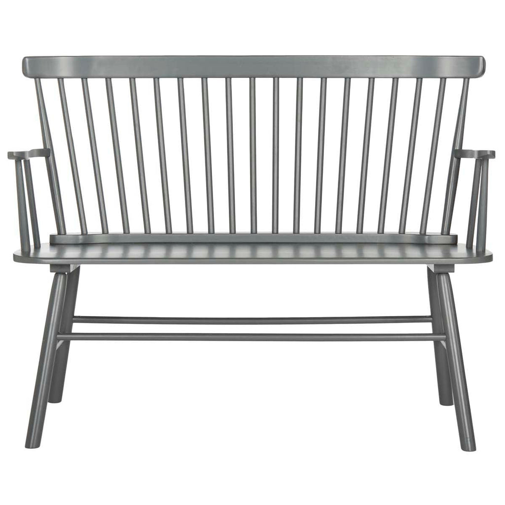 Safavieh Addison Spindleback Settee - Grey