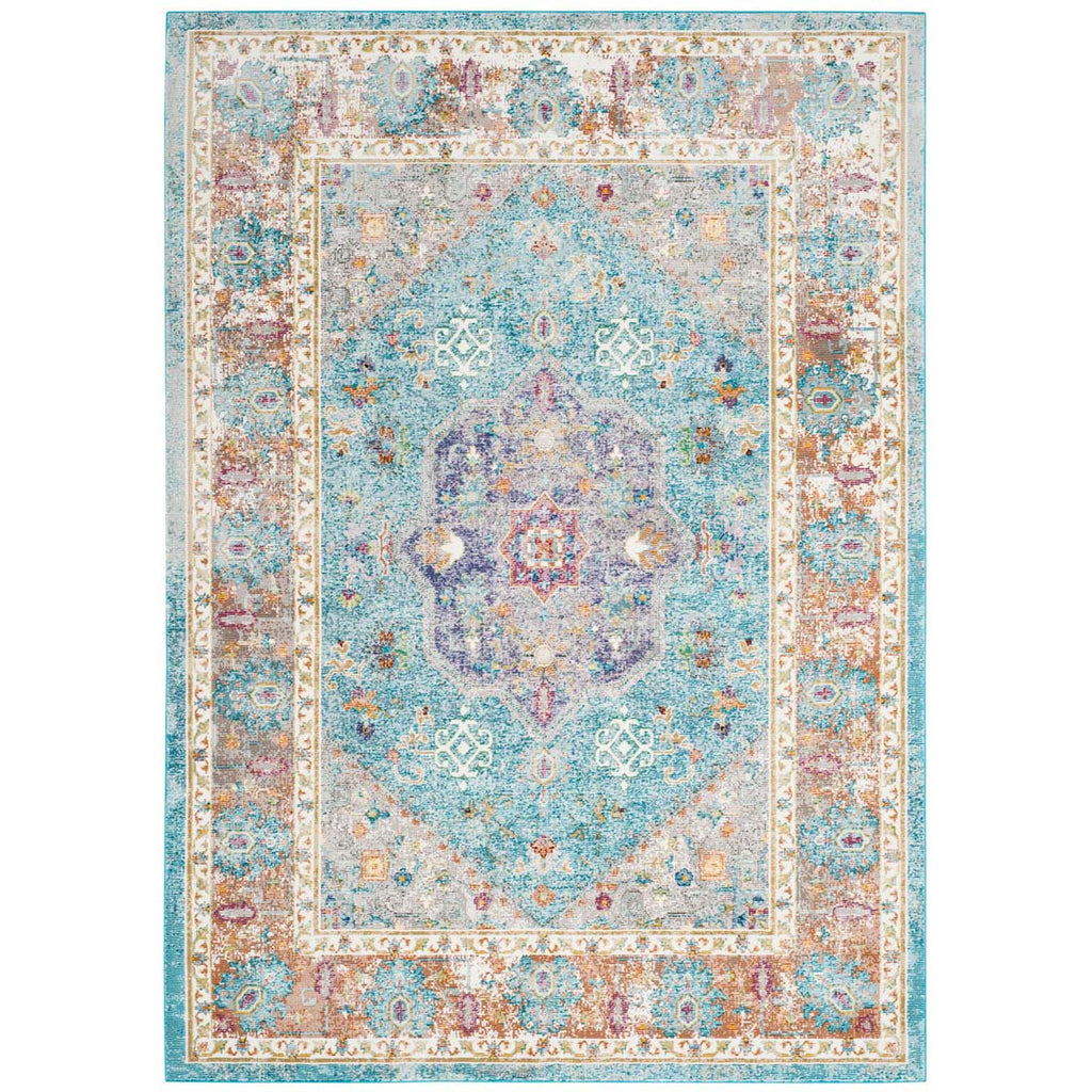 Safavieh Aria 100 Rug, ARA100 - Blue / Creme