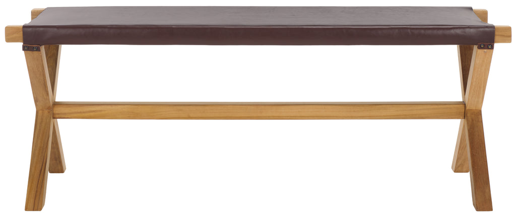 elron-bench-safavieh-bch1201-Cognac / Natural