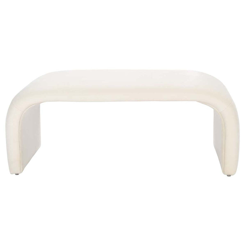 Tenko Bench | Safavieh - BCH1300 - Cream