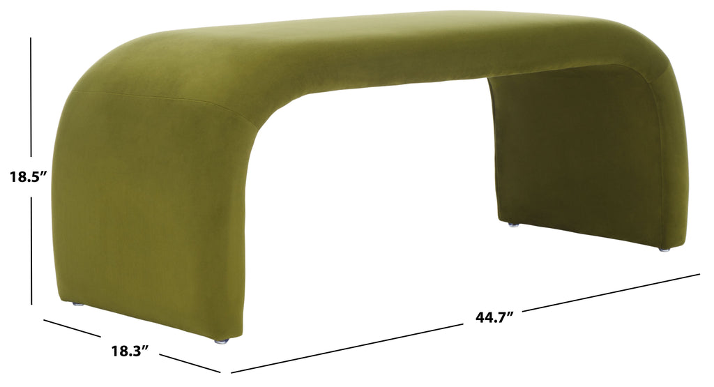 Tenko Bench | Safavieh - BCH1300 - Olive