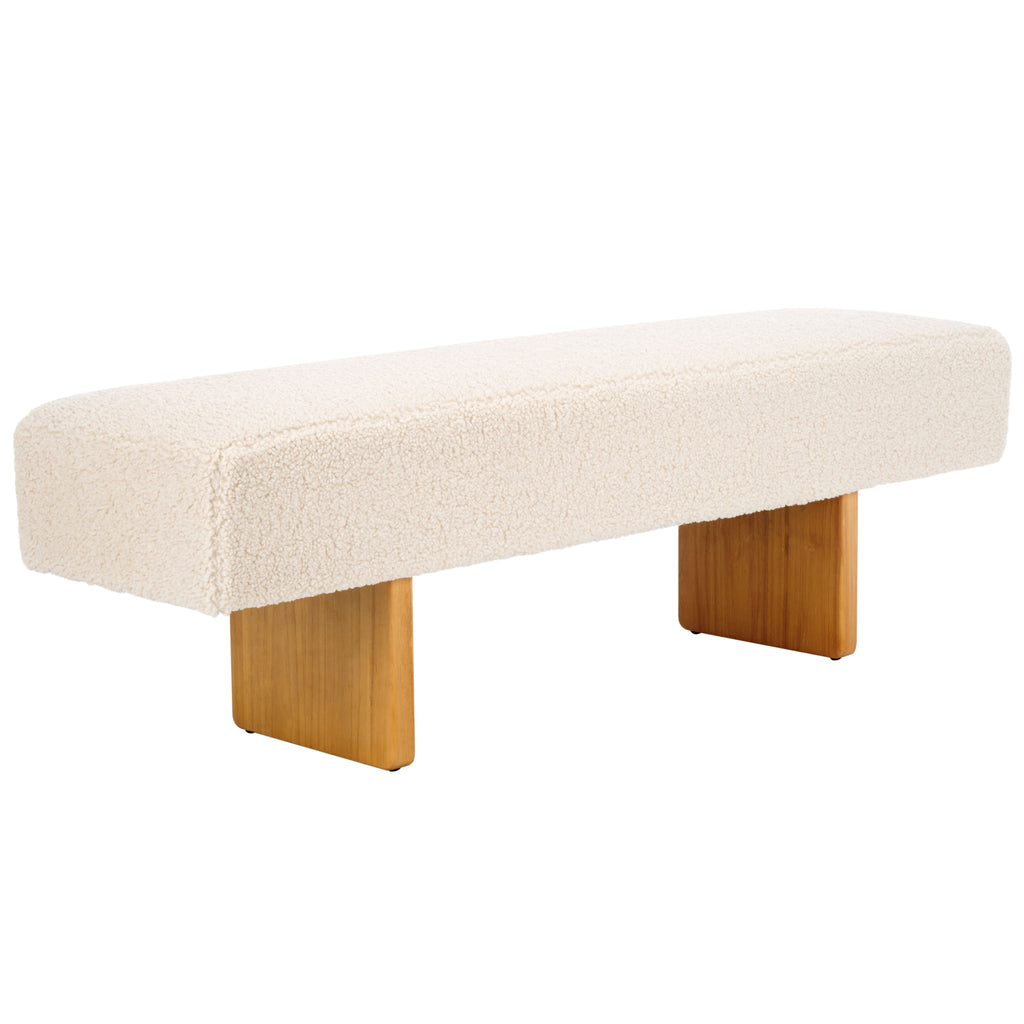 safavieh-quentin-bench-bch4500-Off White / Natural