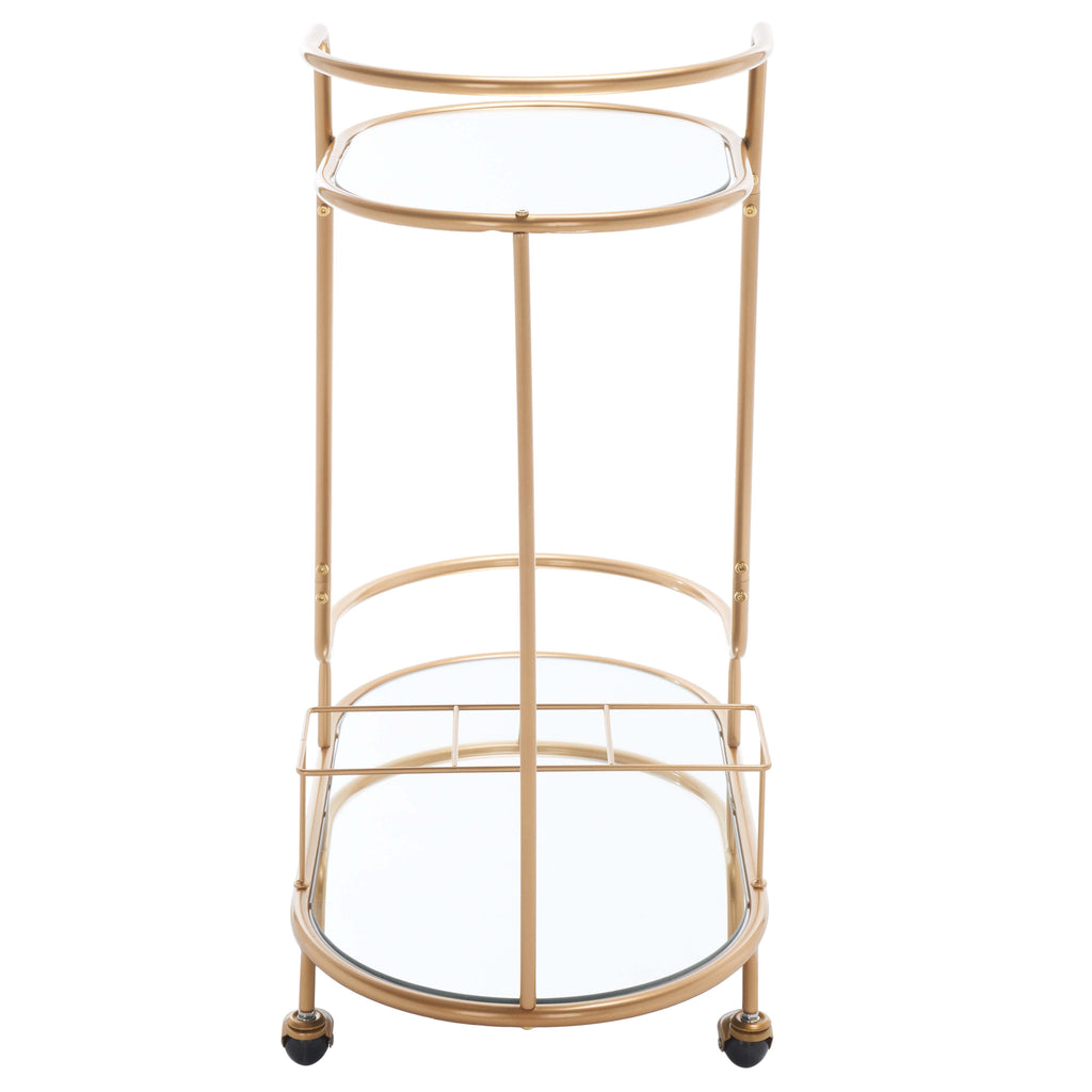 Safavieh Midas 2 Tier Oval Bar Cart , BCT8008