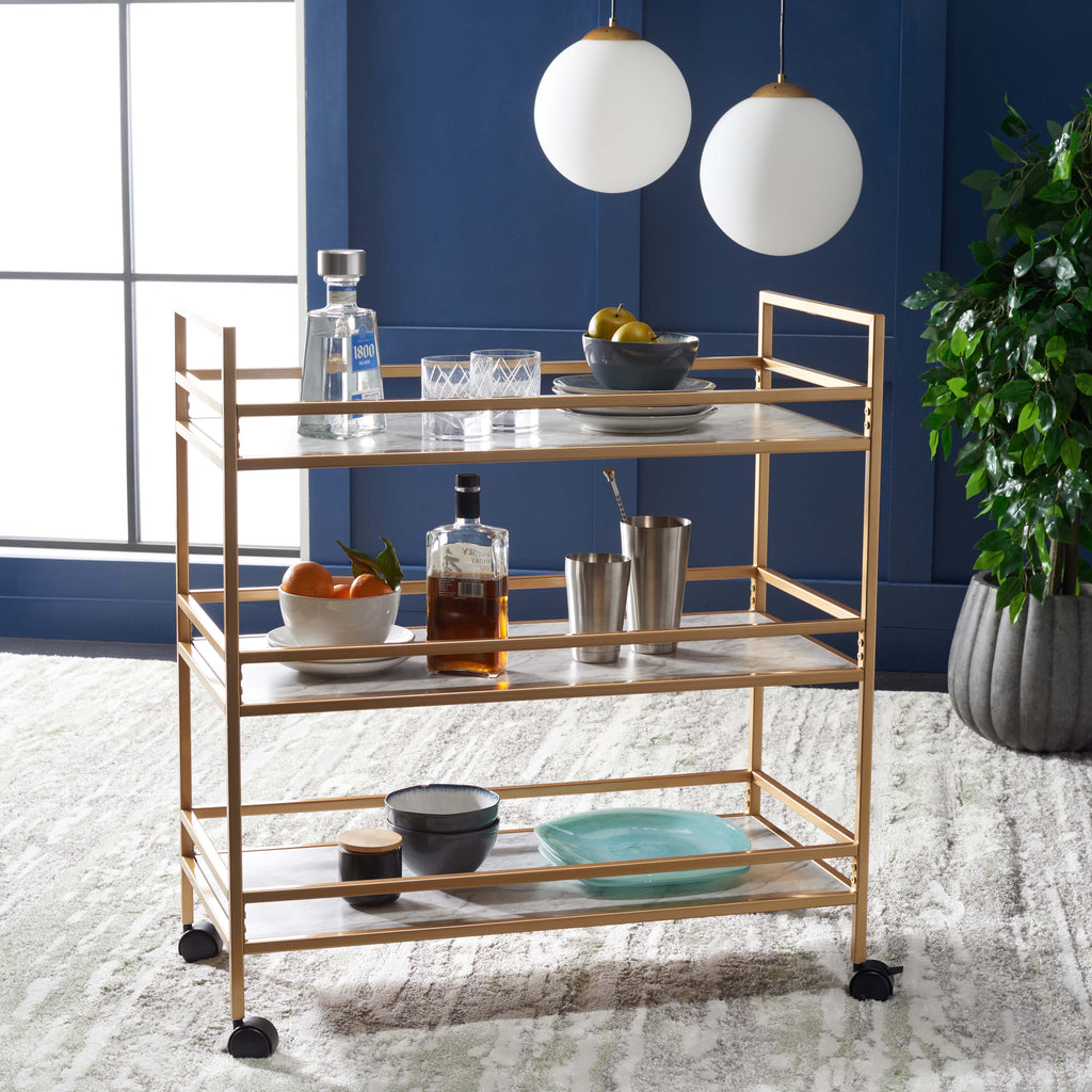 Safavieh Idria 3 Tier Bar Cart , BCT8010