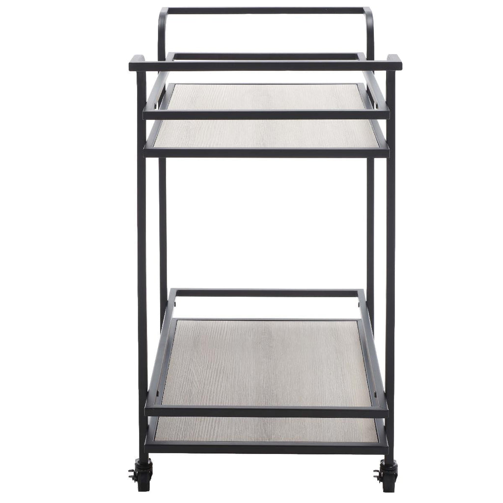 Safavieh Lameris 2 Tier Bar Cart With Handles , BCT8011