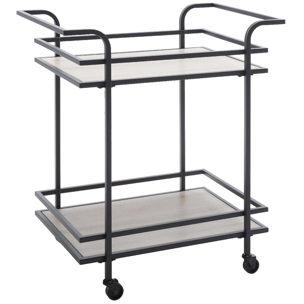 Safavieh Lameris 2 Tier Bar Cart With Handles , BCT8011