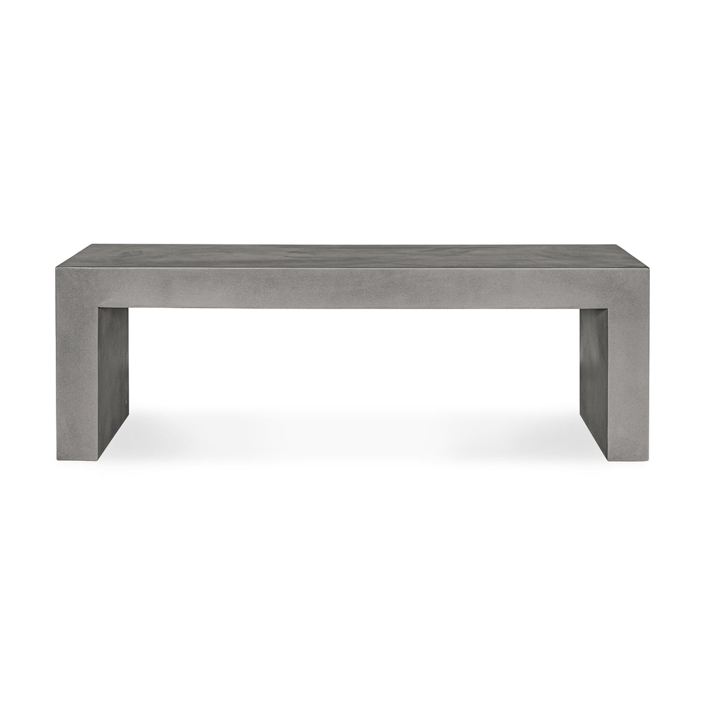 Lazarus Outdoor Bench Grey | Moe's Furniture - BQ-1005-25