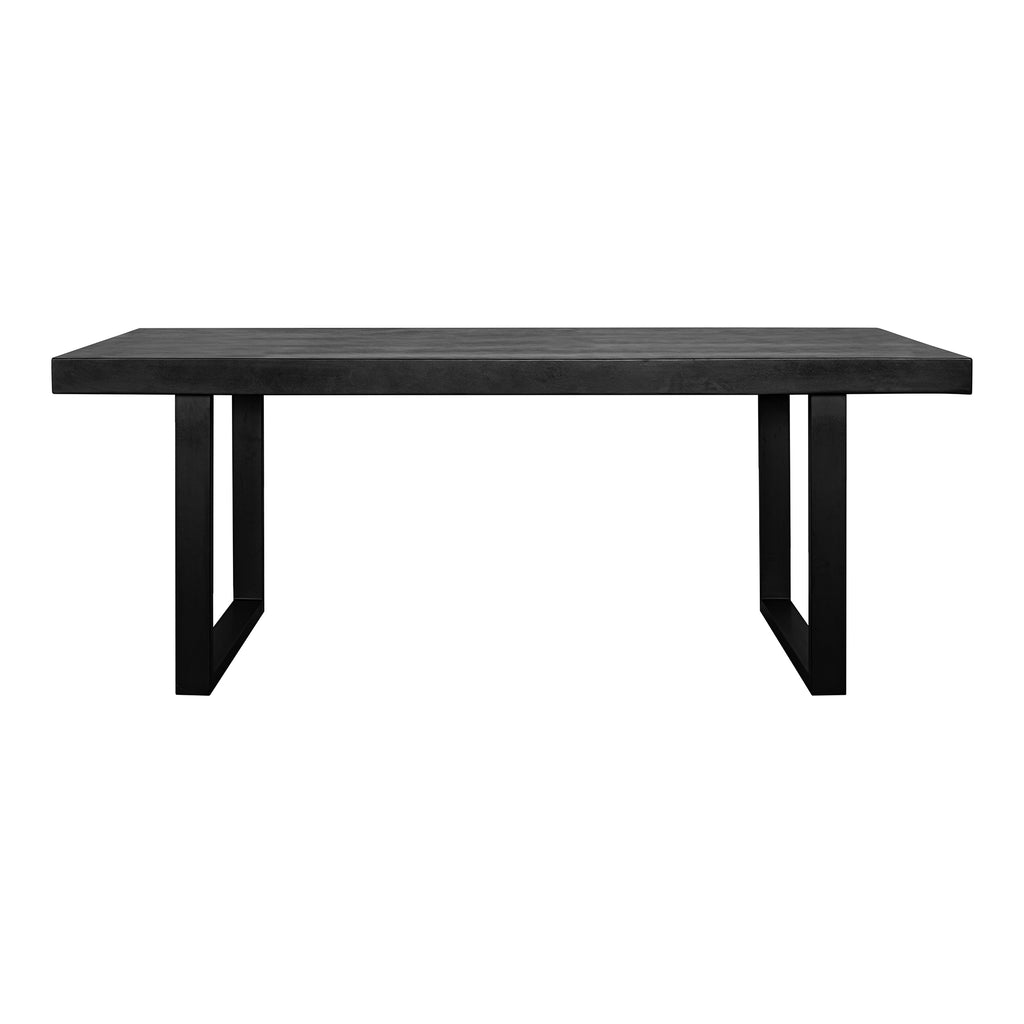 Jedrik Outdoor Dining Table Large Black | Moe's Furniture - BQ-1018-02-0