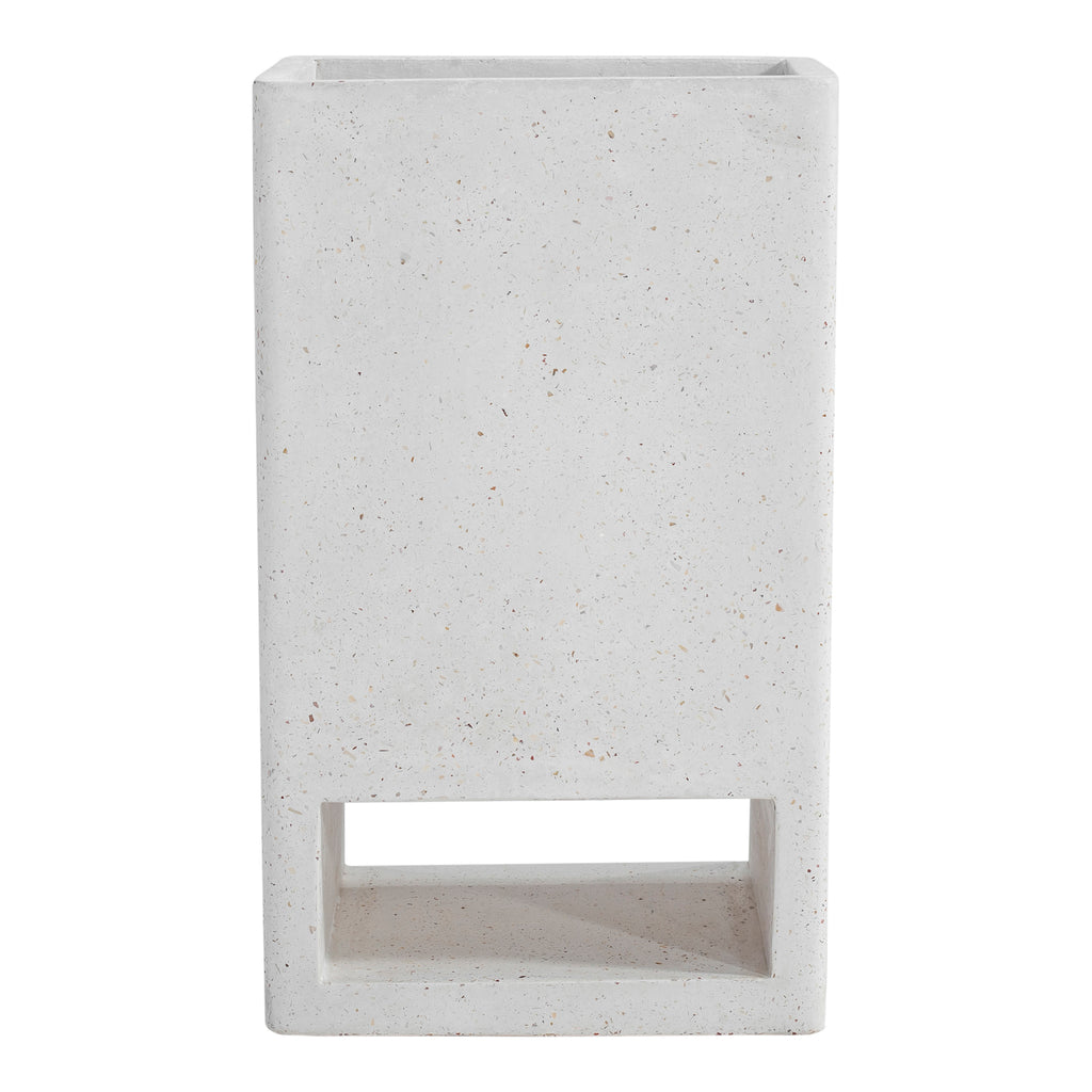 Bristol Planter Ivory Terrazzo | Moe's Furniture - BQ-1049-05