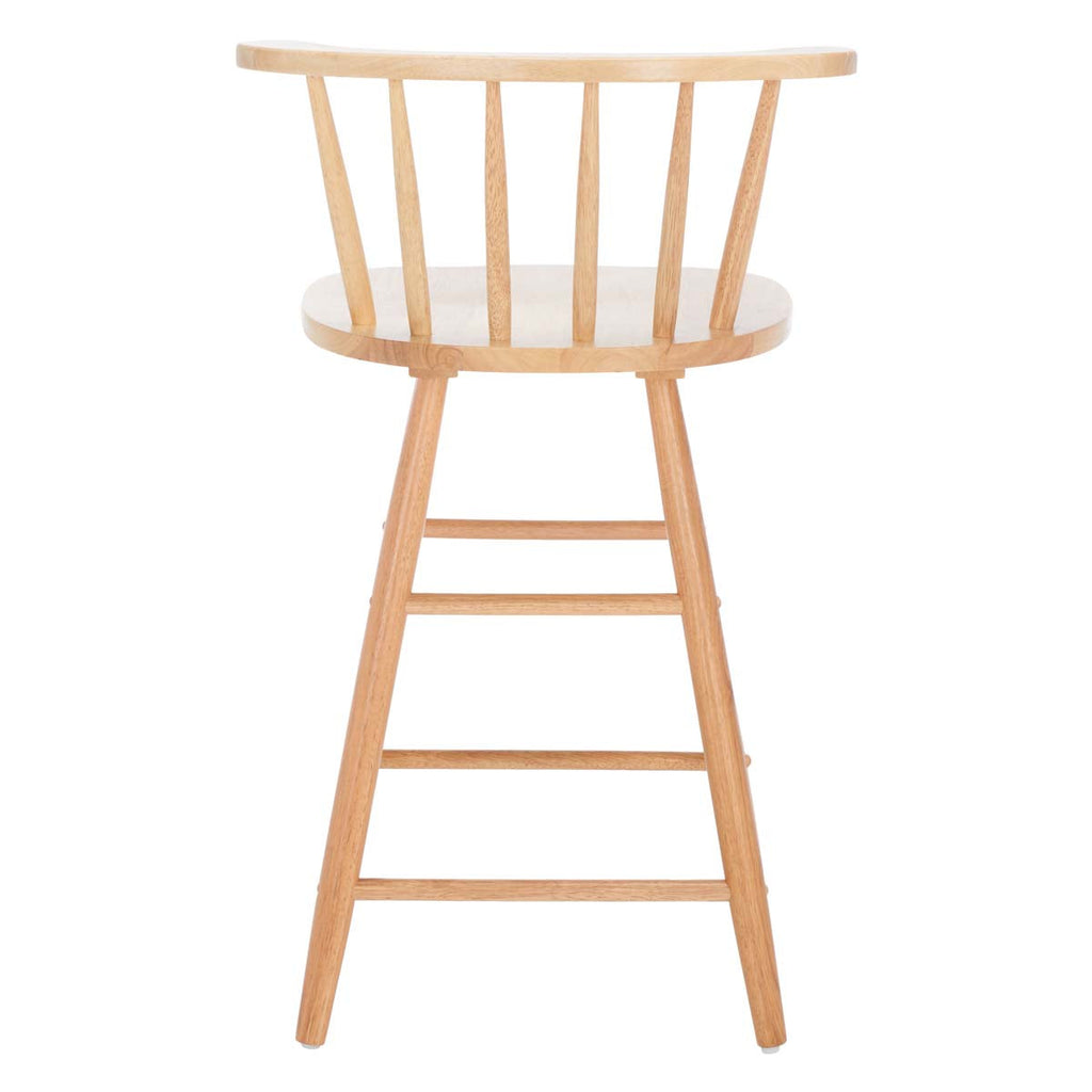 Safavieh Jay Wood Counter Stool - Natural