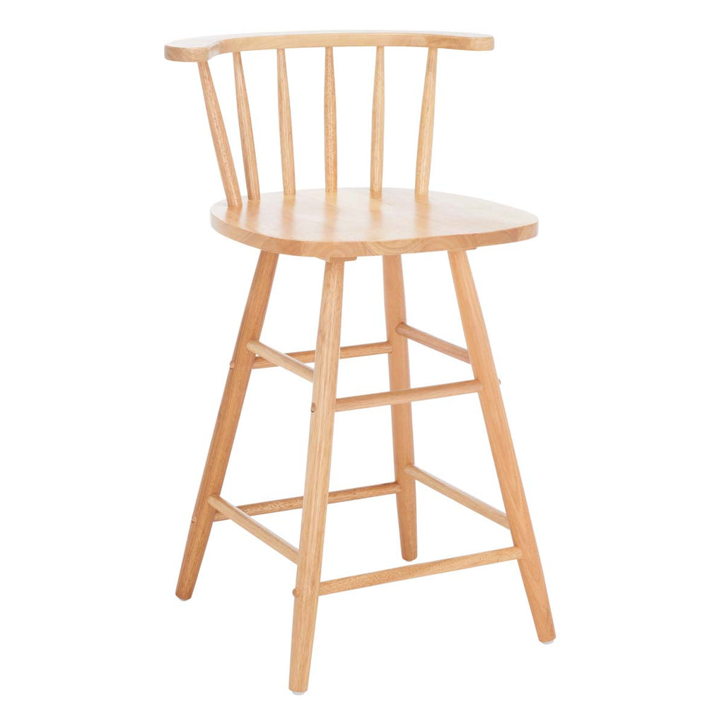 Safavieh Jay Wood Counter Stool - Natural